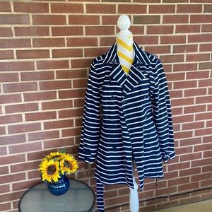 Gap Striped Trenchcoat